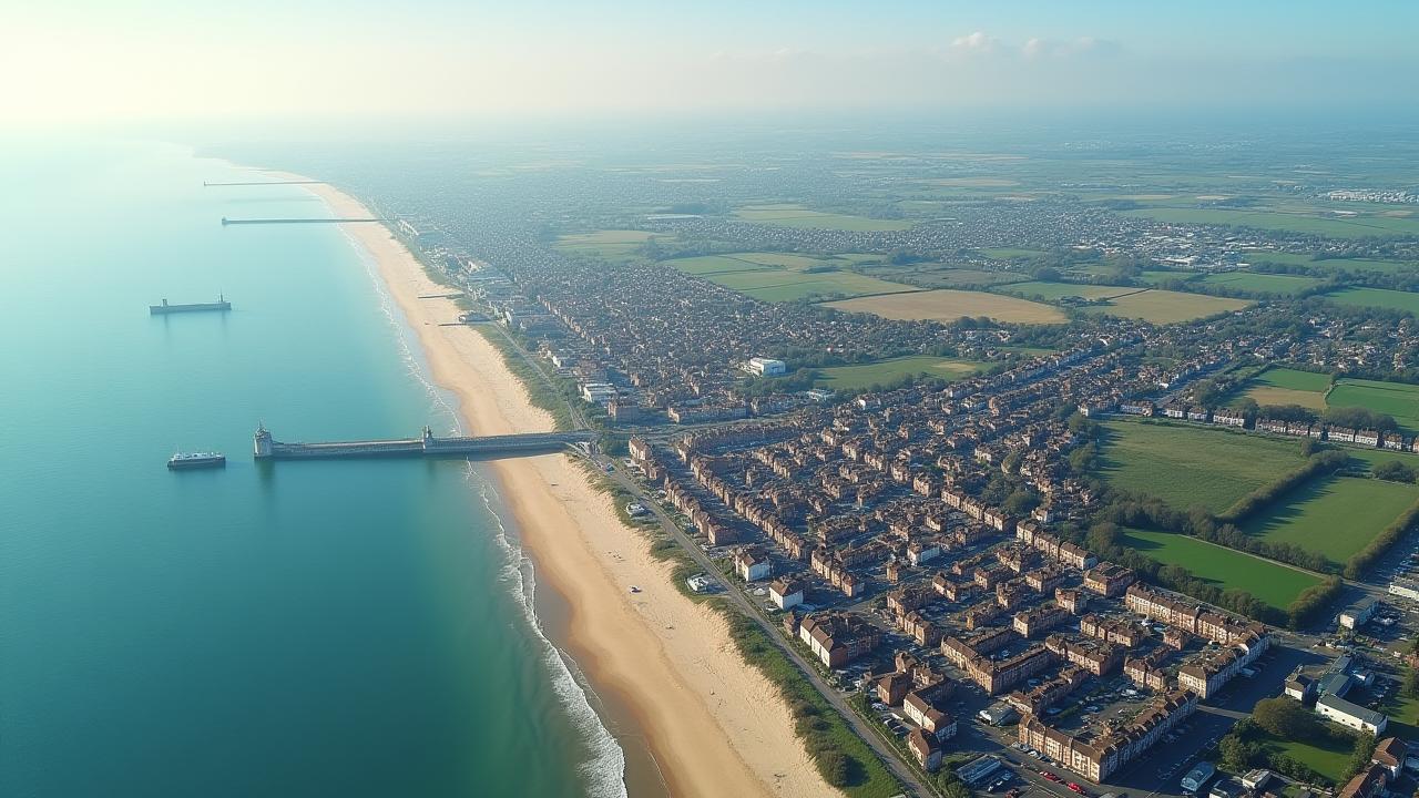 Satellitenansicht von Leigh-on-Sea mit einem hervorgehobenen Bereich, der den Standort von CALYPTO CONTENT LTD anzeigt.